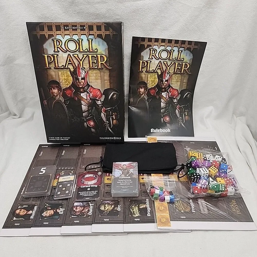 Game Roll Player Board  Thunderworks Games Dice Rolling Character Building New